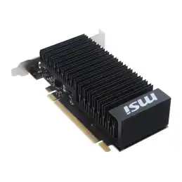 MSI GT 1030 2GHD4 LP OC - Carte graphique - GF GT 1030 - 2 Go DDR4 - PCIe 3.0 x4 profil... (GEFORCE GT 1030 2GHD4 LP OC)_1